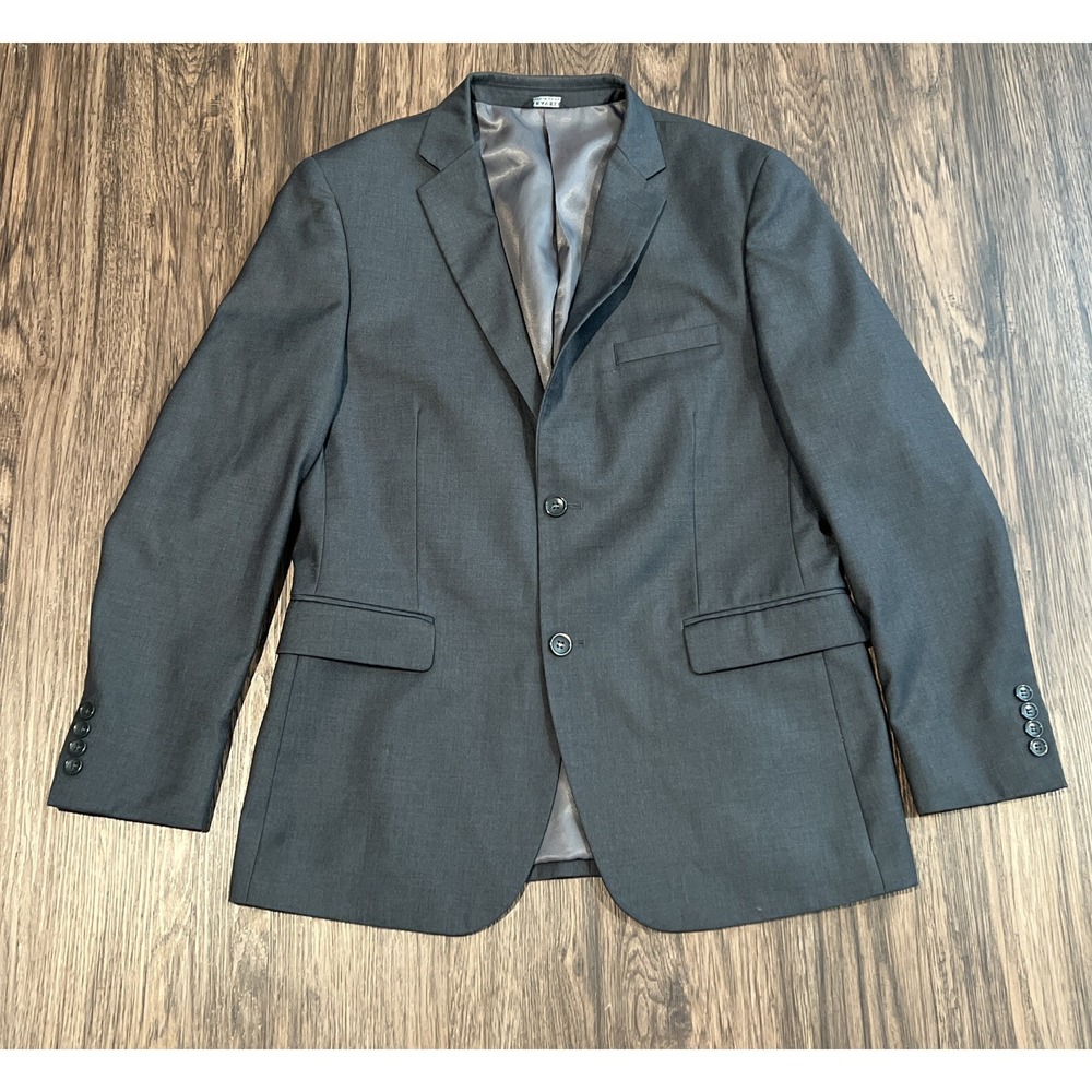 CARAVELLI Slim Harry 2B Blazer Men's IT 40R Double -Breasted Notch Lapel Collar